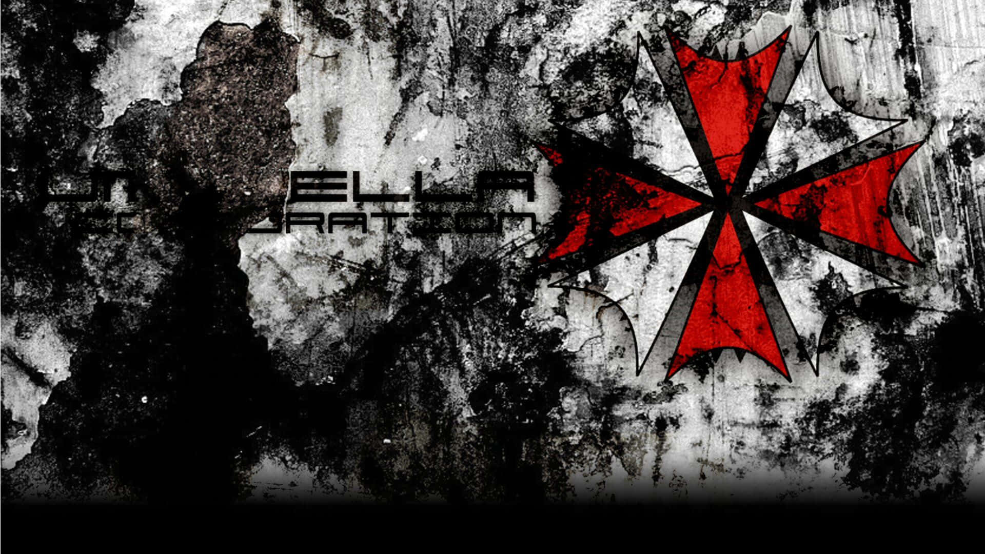 Umbrella Corporation Logo In Resident Evil Background