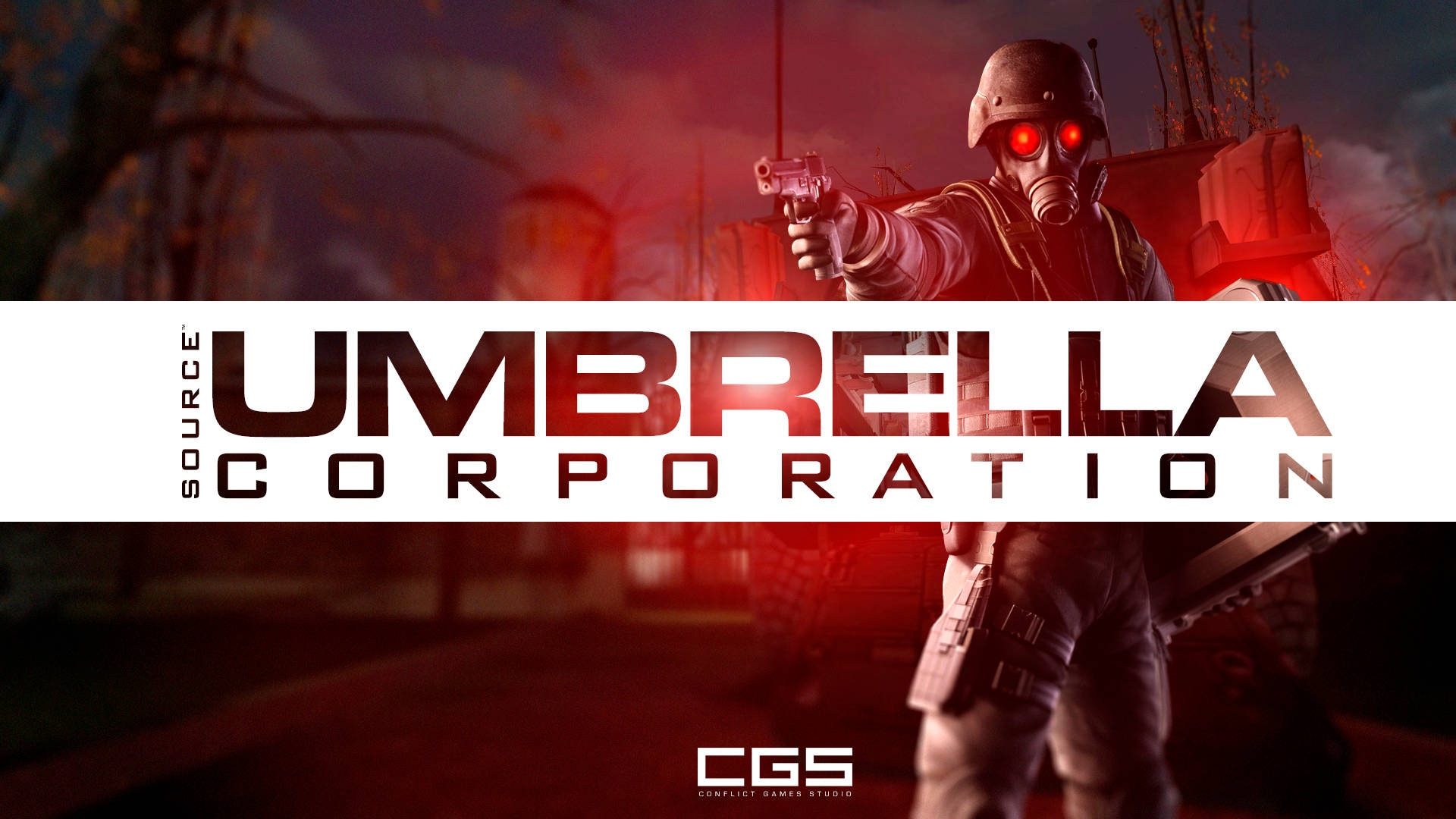 Umbrella Corporation Logo Security Background