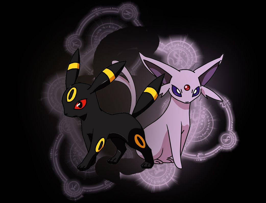 Umbreon Espeon Art