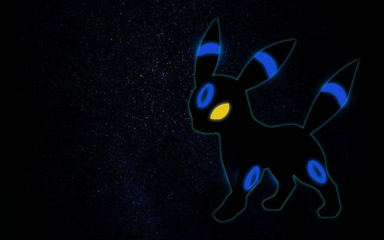 Umbreon Neon Blue Glow