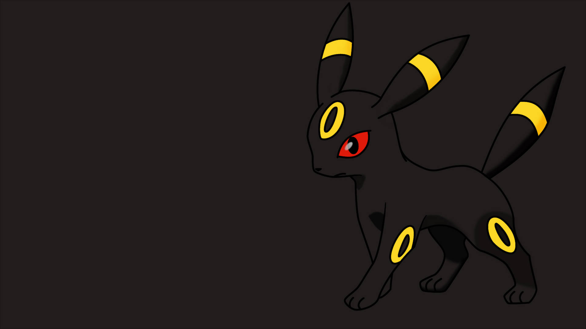 Umbreon On Black