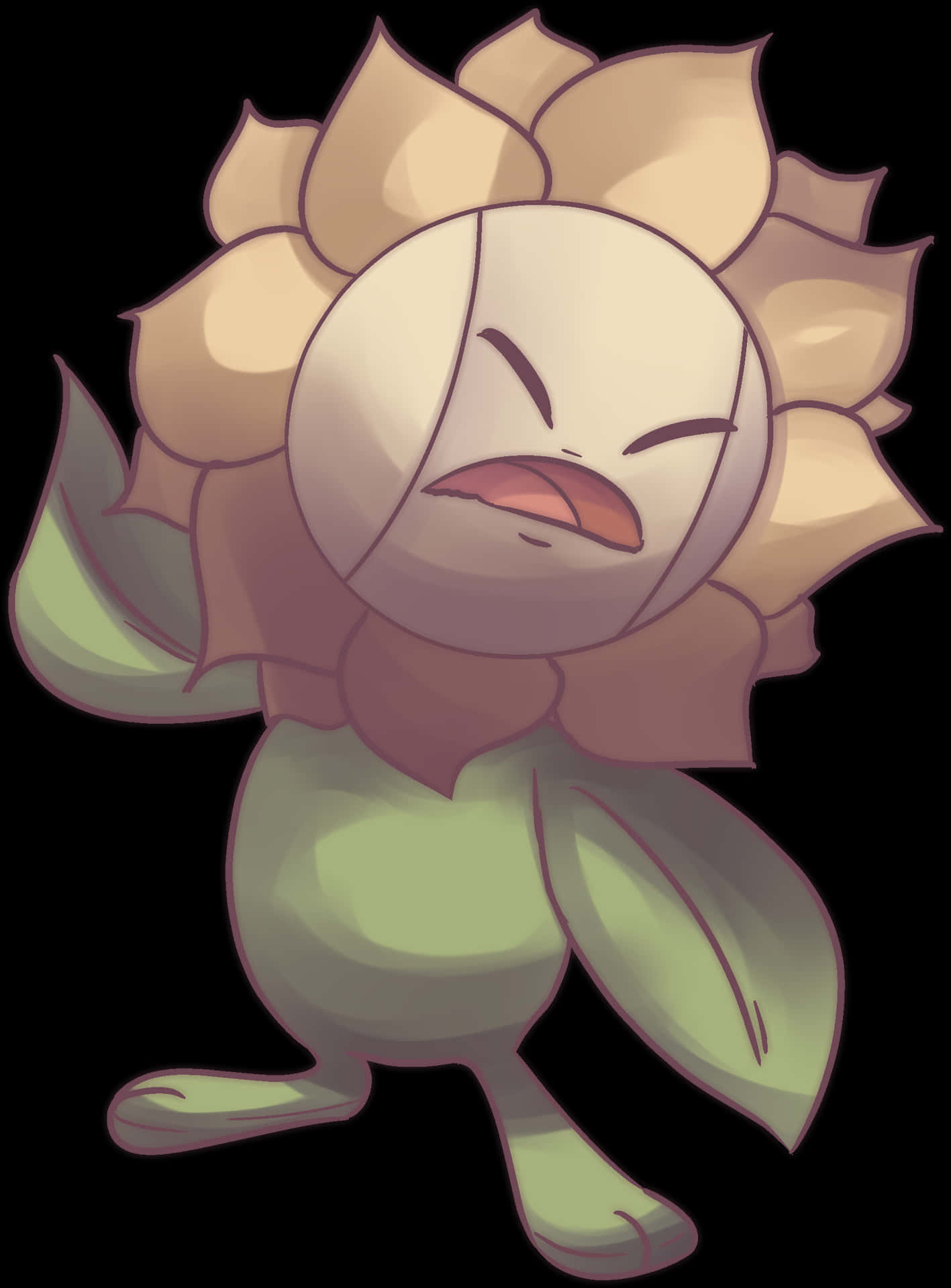 Unamused Sunflora Background