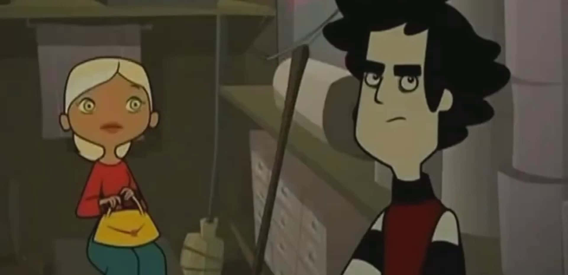 Unamusing Conversation In Freds Head Background