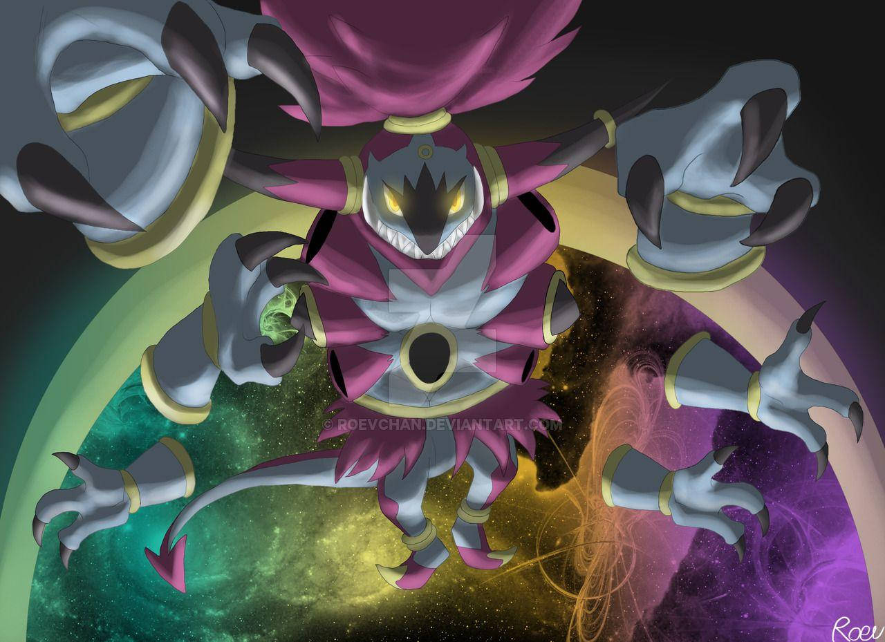 Unbound Hoopa In Space Background