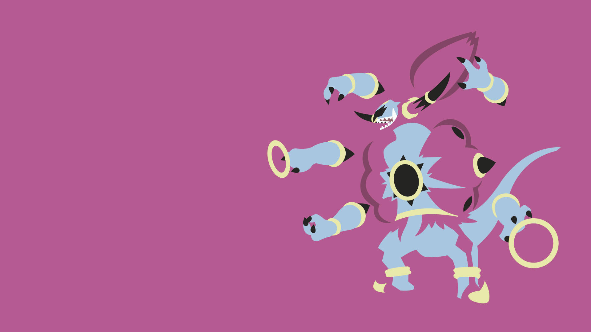 Unbound Hoopa Vector Art Background