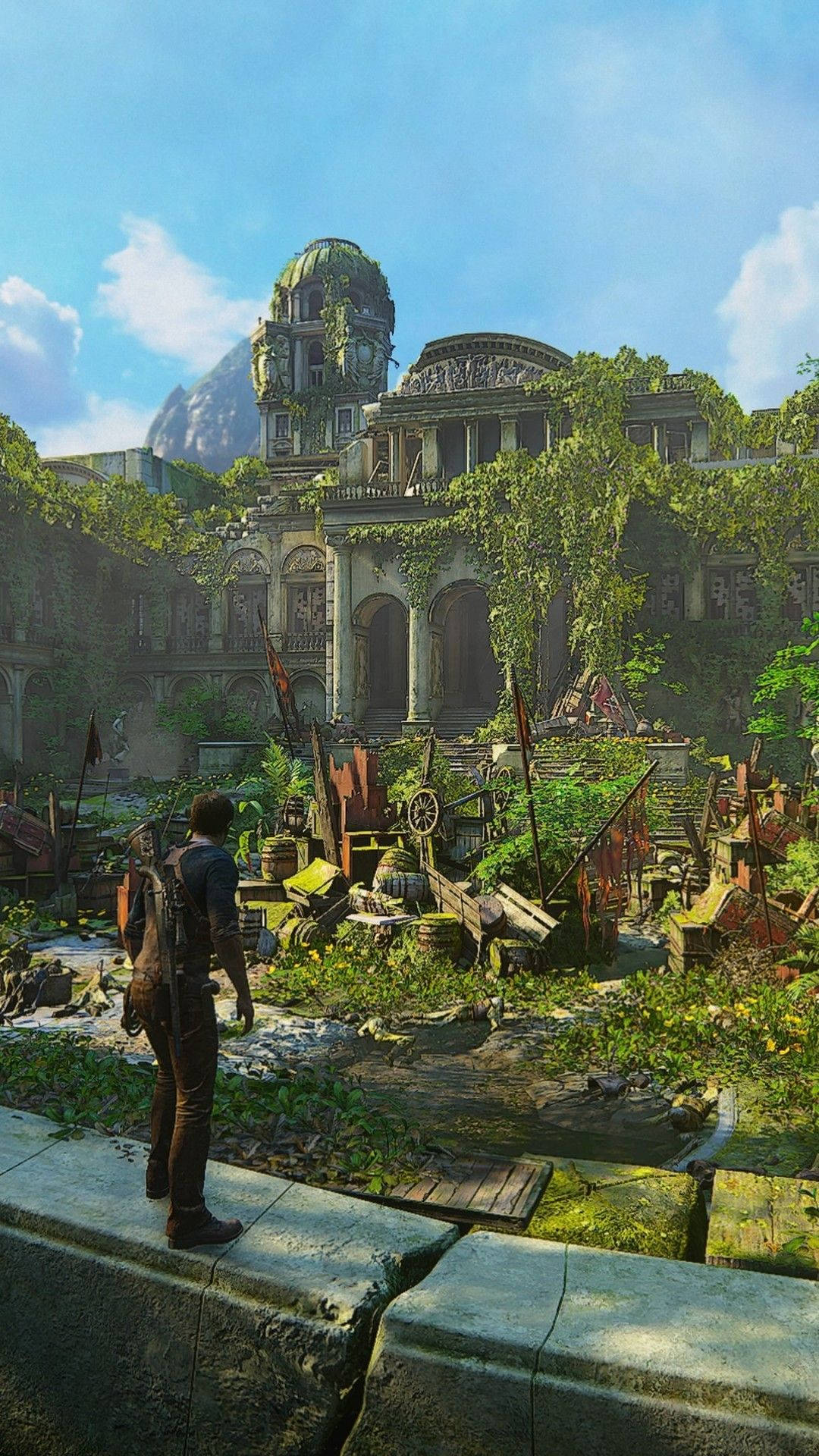 Uncharted Game Ruins Background