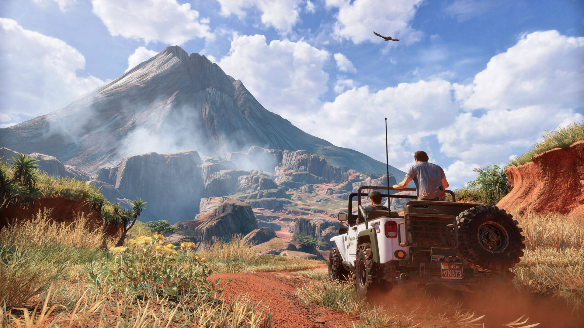 Uncharted Game Volcano Background