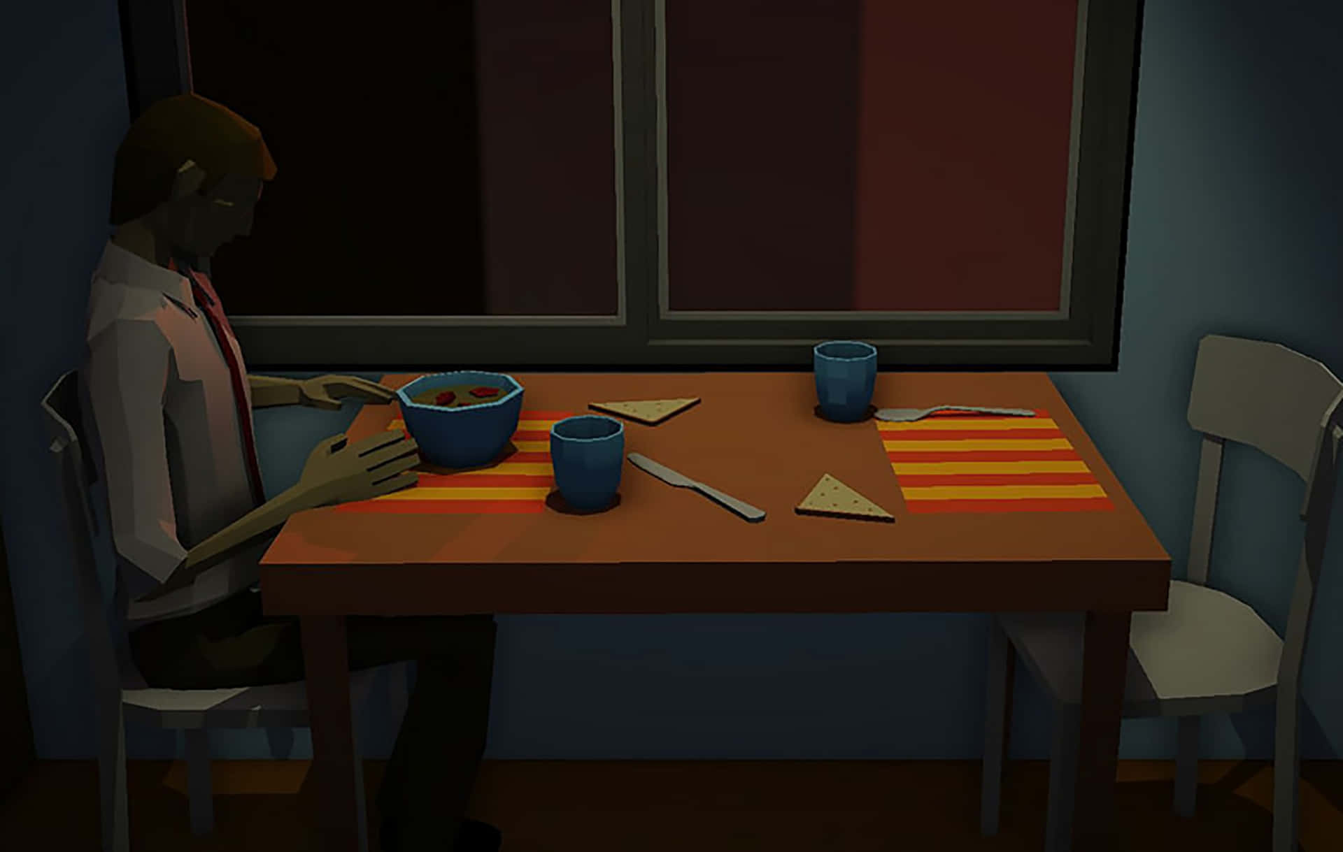 Uncomfortable Dinner Background