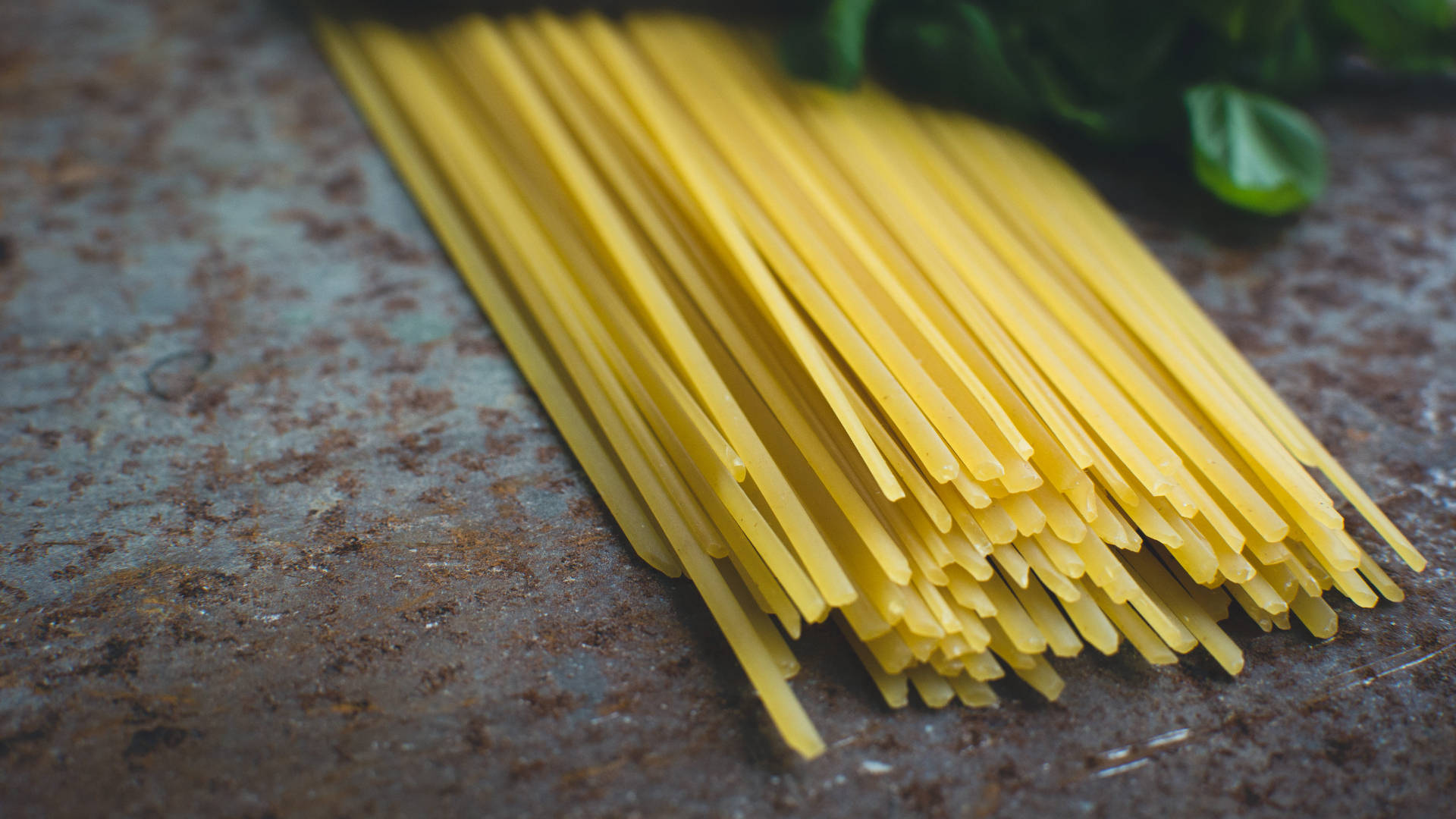Uncooked Spaghetti Pasta Background