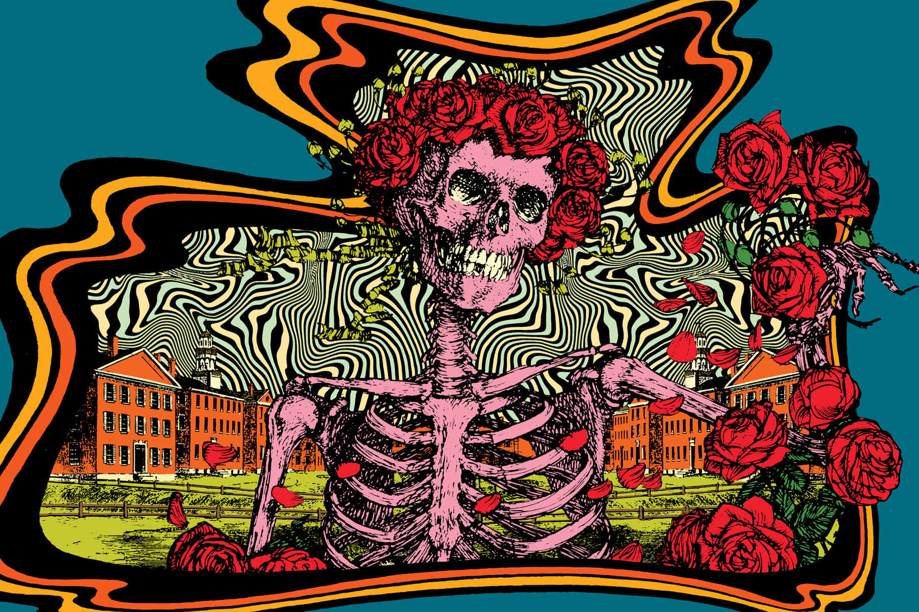 Uncover The Grateful Dead Experience On Your Iphone Background