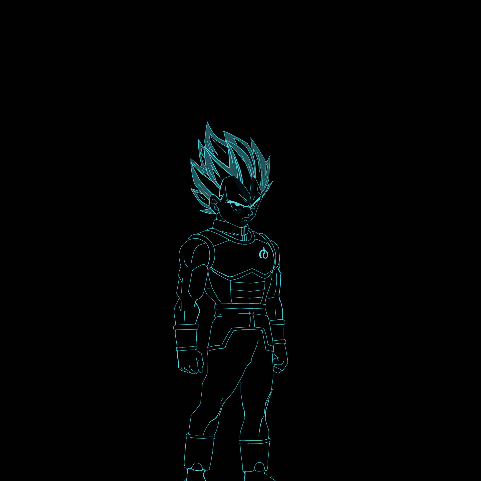 Uncover The Powerful Dark Vegeta Side Of Yourself Background