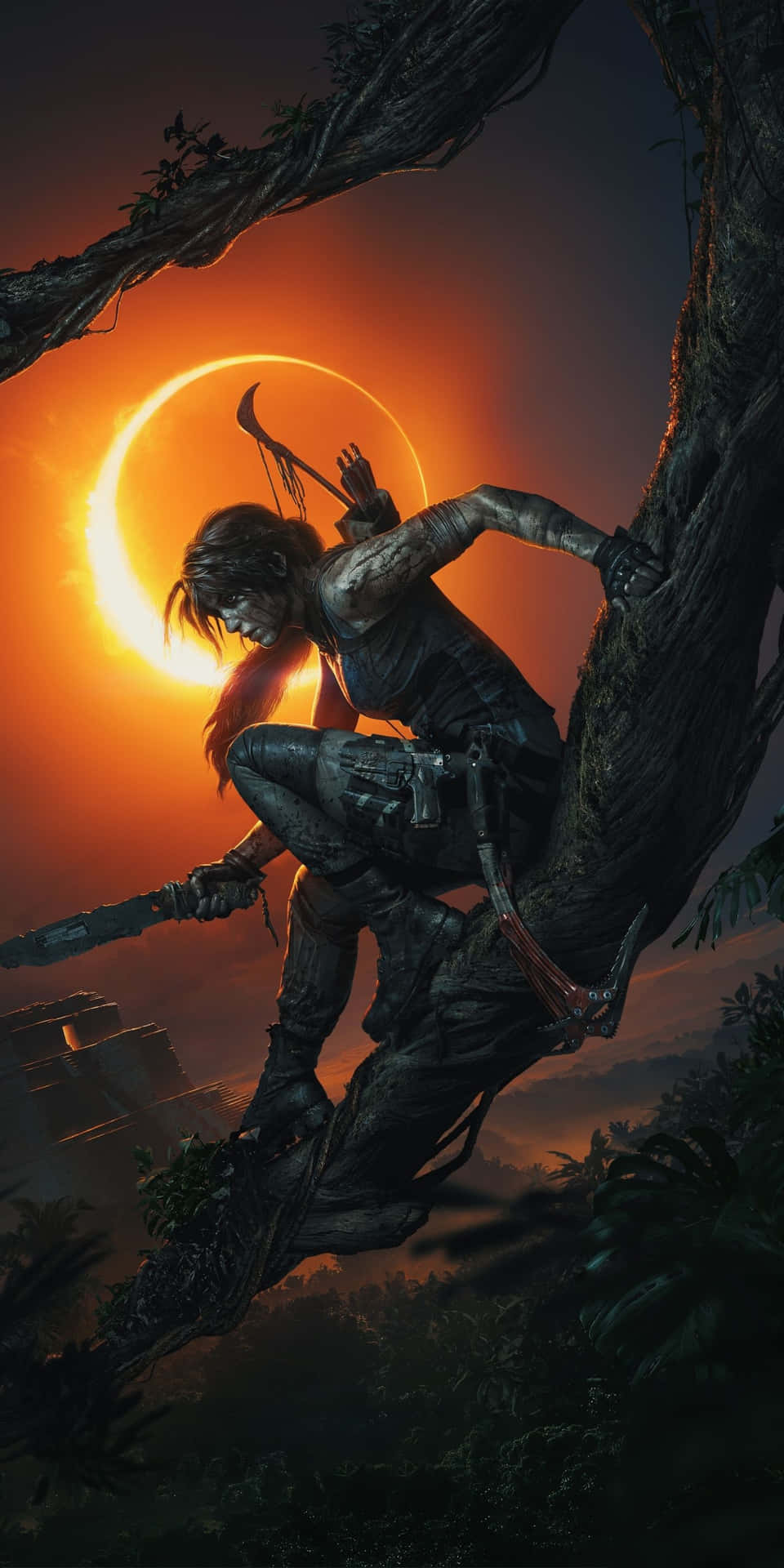 Uncover The Secrets Of The World With The Tomb Raider Phone Background