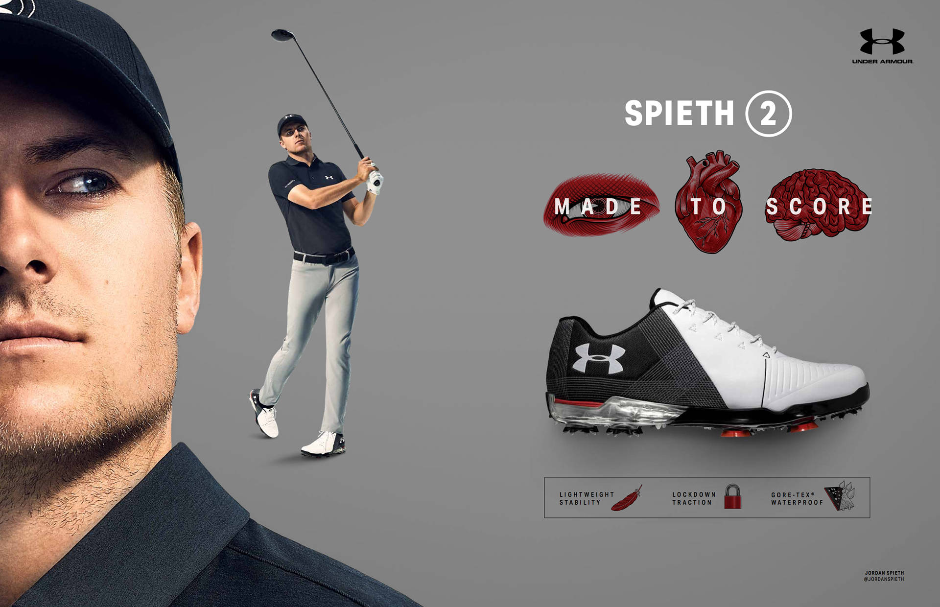 Under Armour Jordan Spieth Campaign Background