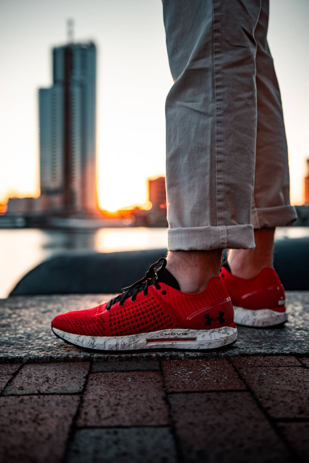 Under Armour Red Rubber Shoes