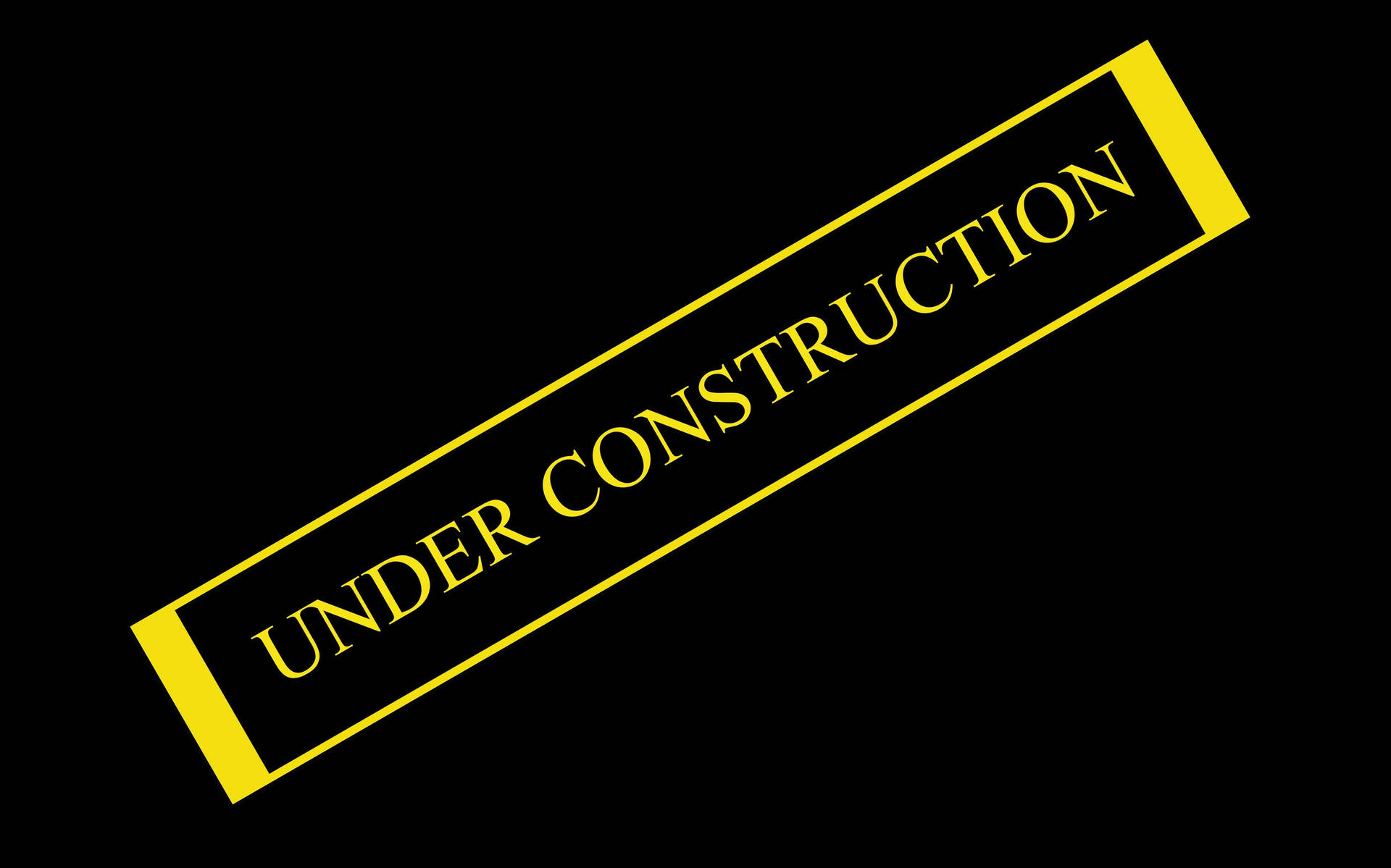 Under Construction Ongoing Maintenance Text Art