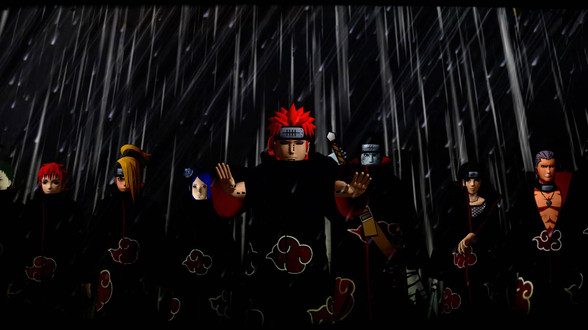 Under The Rain Akatsuki Pc Background