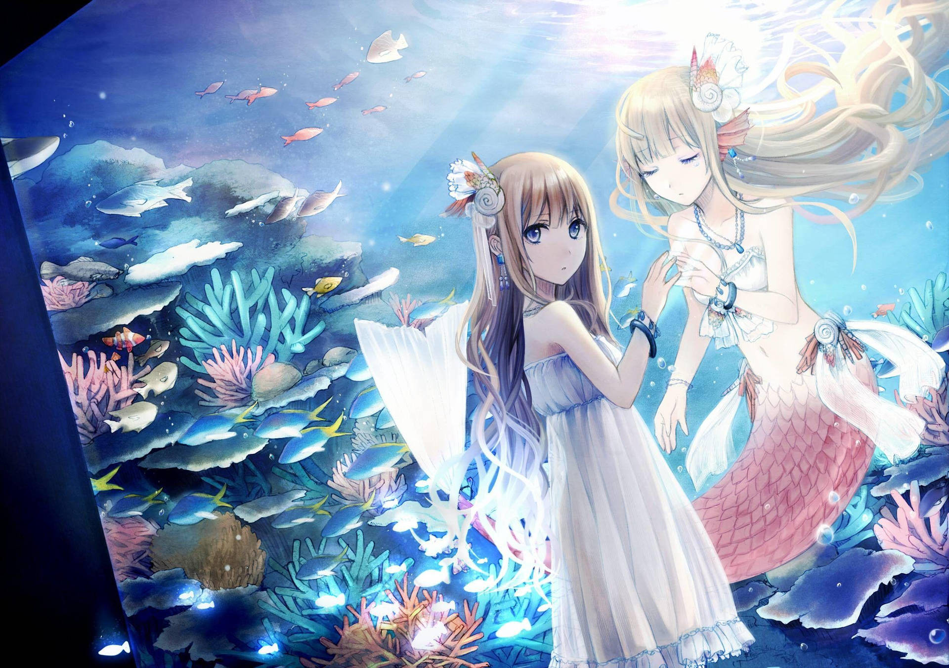 Under The Sea Ecchi Anime Background