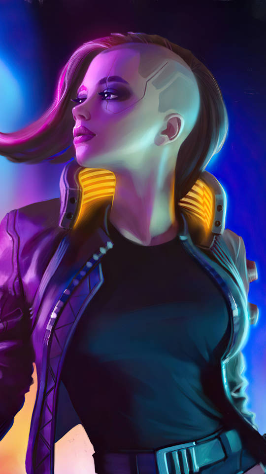 Undercut Hair In Cyberpunk 2077 For Android Background