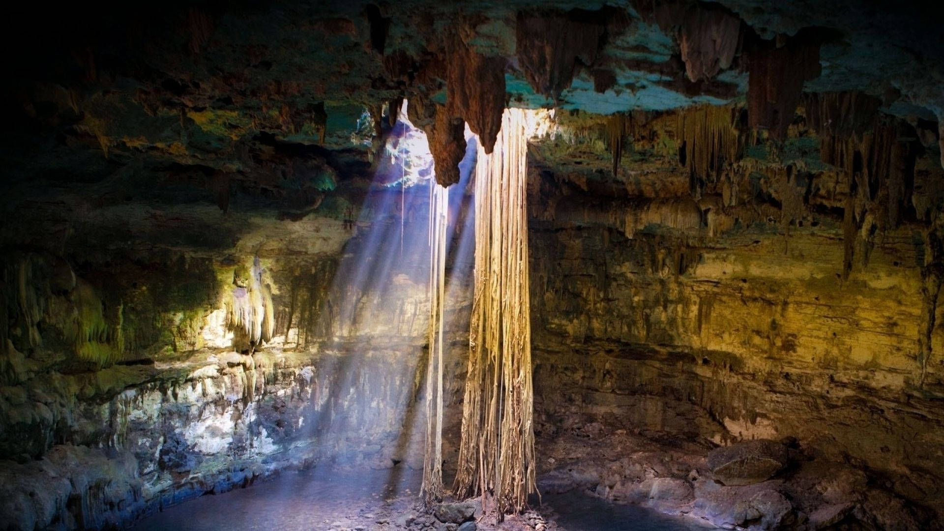 Underground Cave Background
