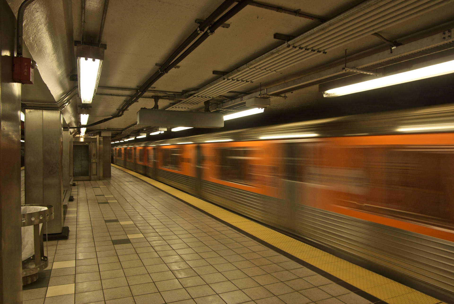 Underground City Subway Background