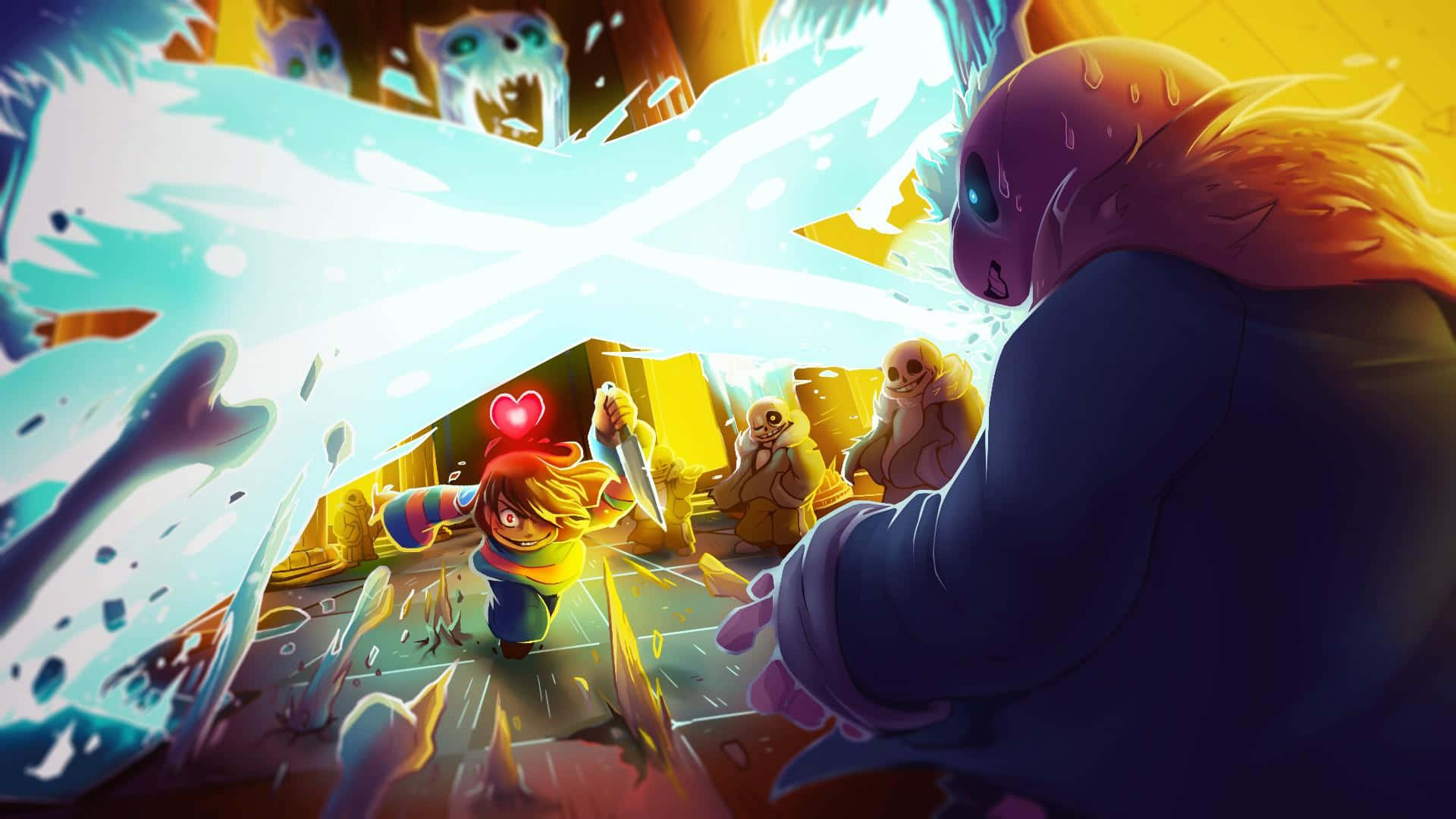 Undertale Frisk And Their Journey For Redemption Background