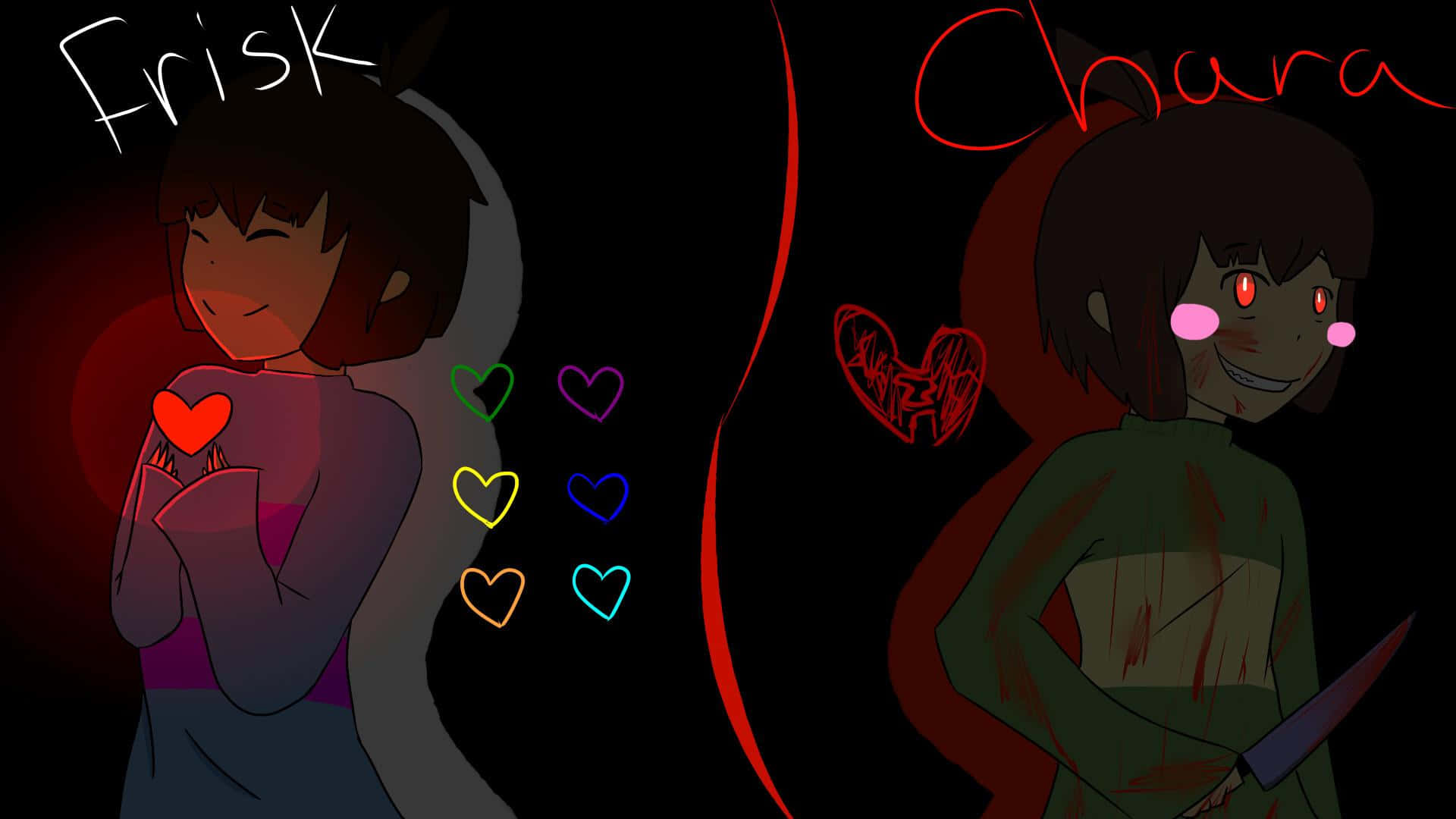 Undertale Frisk Chara Background