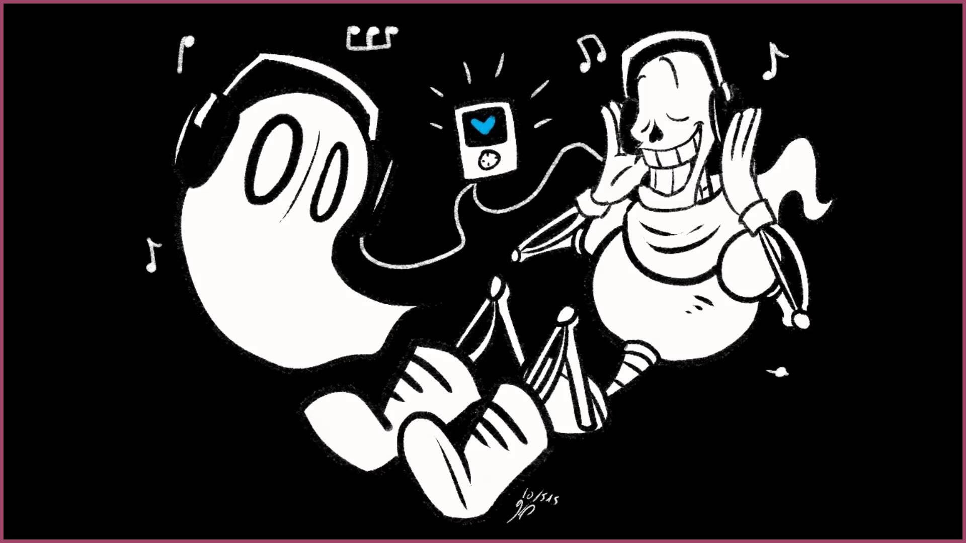 Undertale Papyrus And Napstablook Background