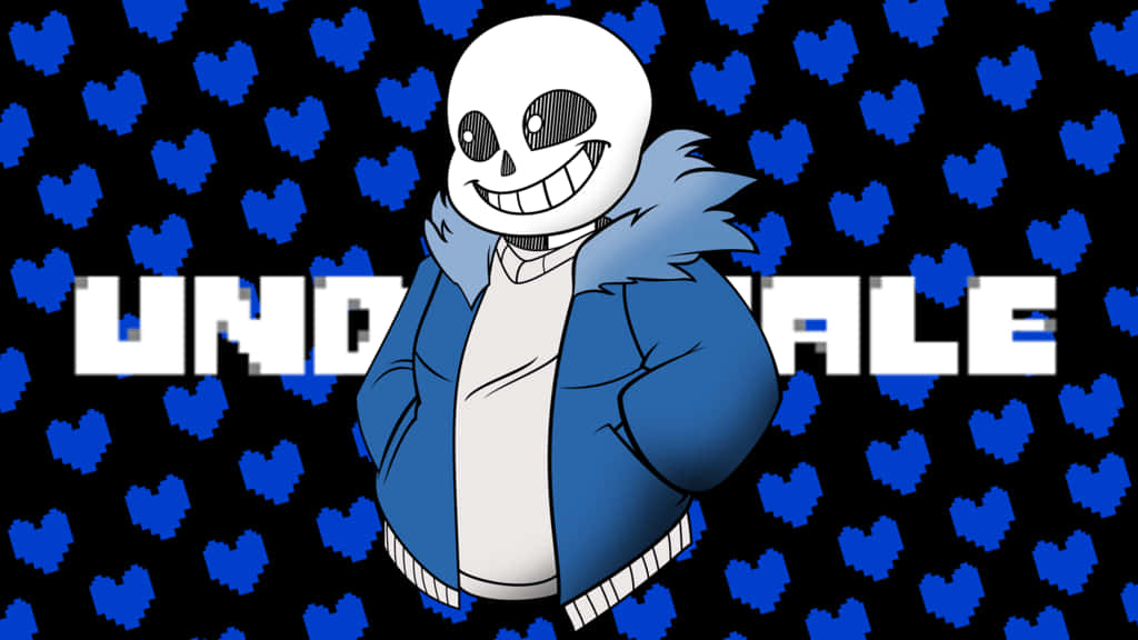 Undertale Sans Blue Hearts