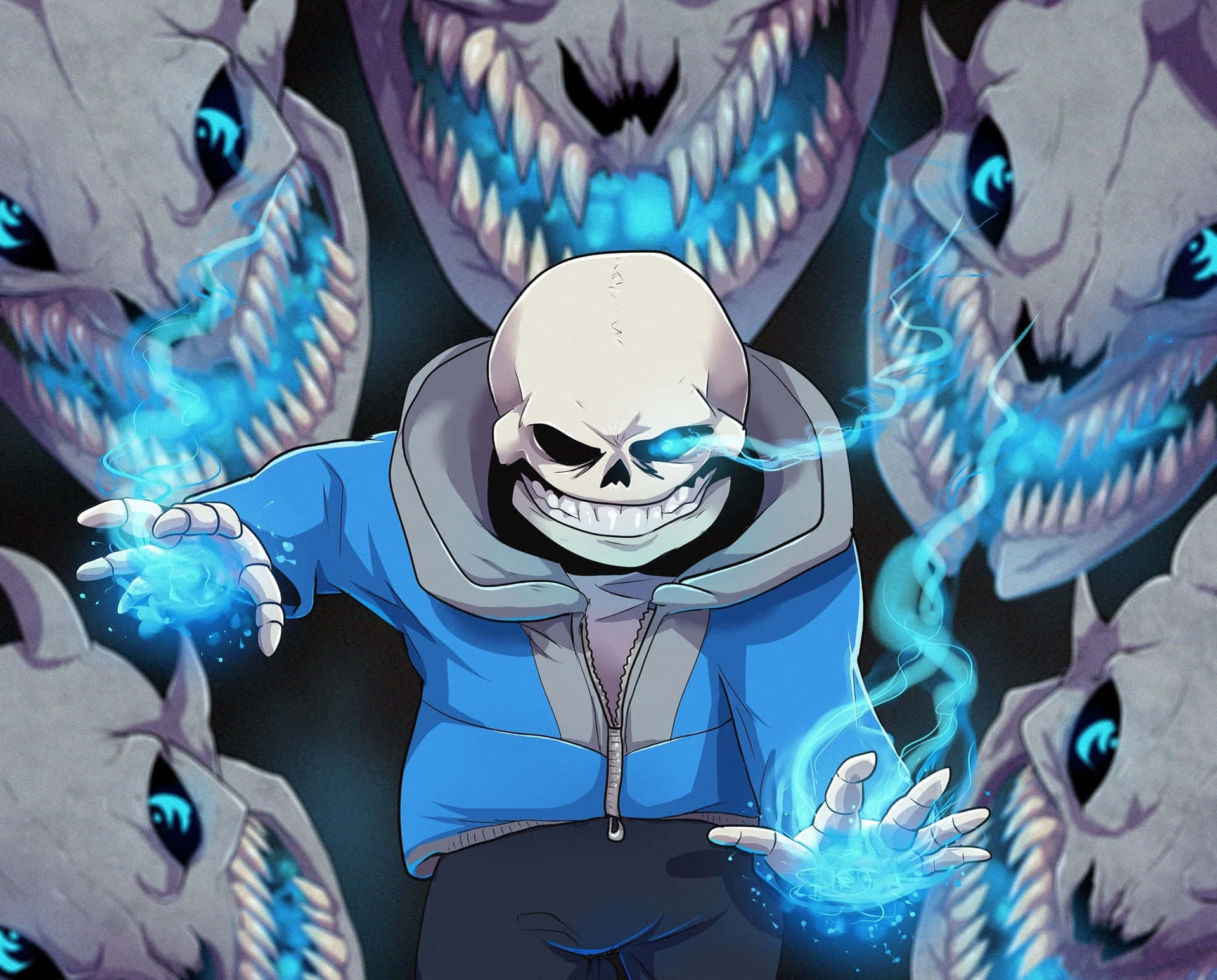 Undertale Sans Grins Dragons