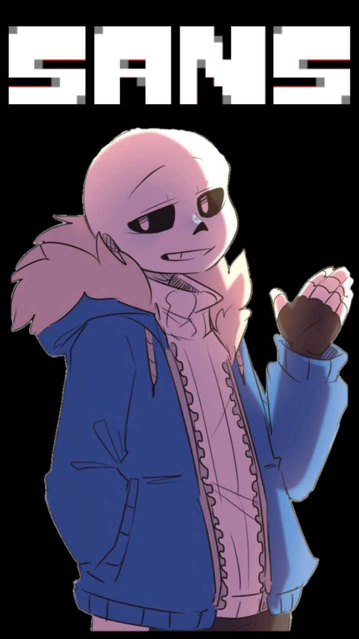 Undertale Sans Smiles Sarcastically Background