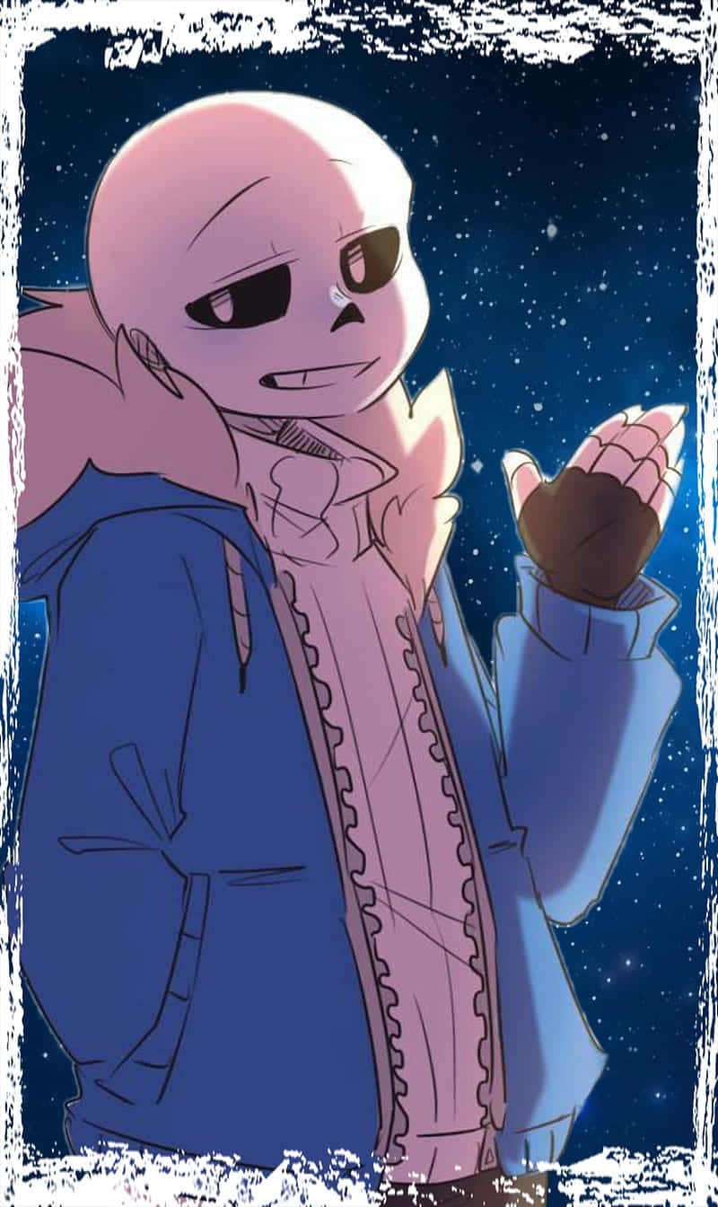 Undertale Sans Striking An Intimidating Pose