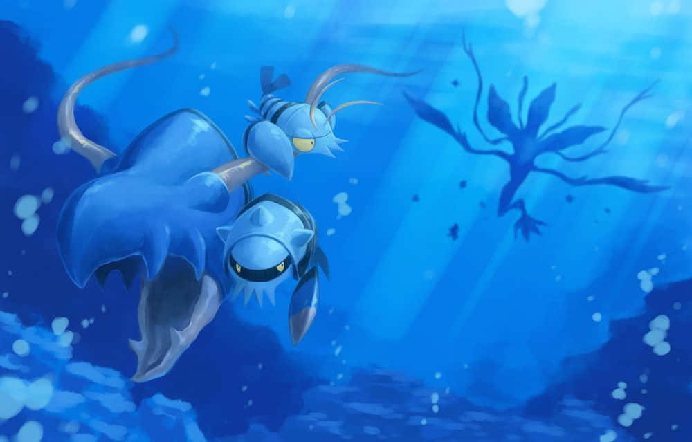 Underwater Clawitzer Artwork Background