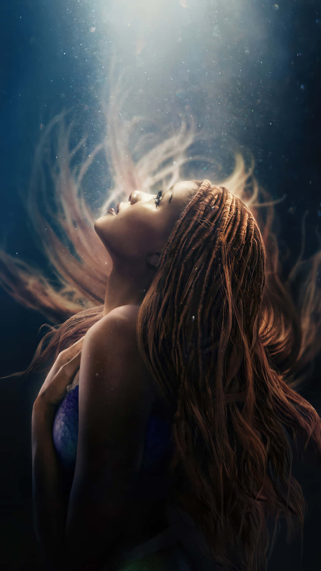 Underwater Dreamlike Portrait Background