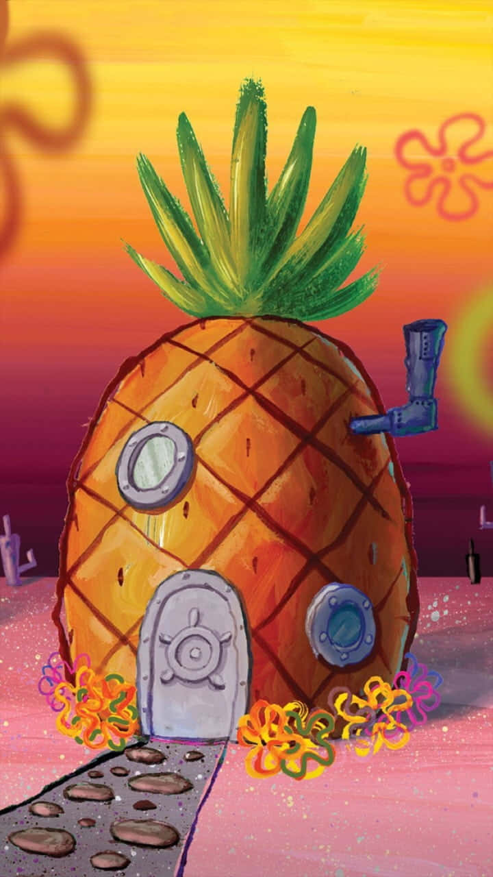 Underwater Home Of Spongebob Squarepants Background
