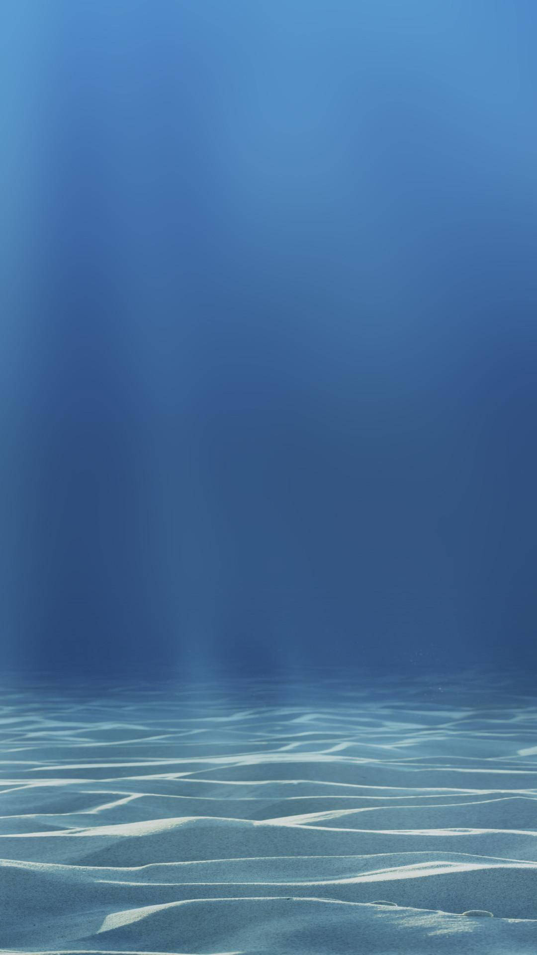 Underwater Light Blue Phone Background