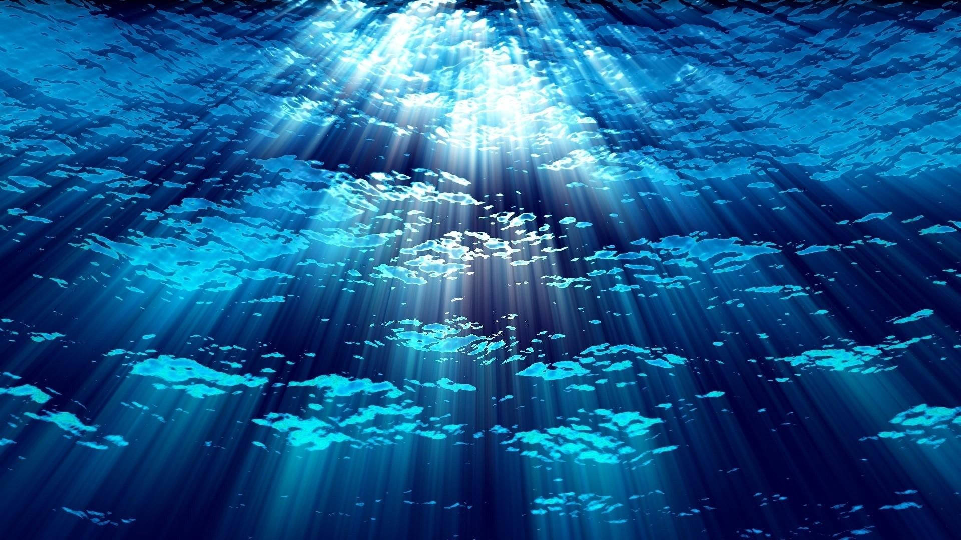 Underwater Sun Rays Background