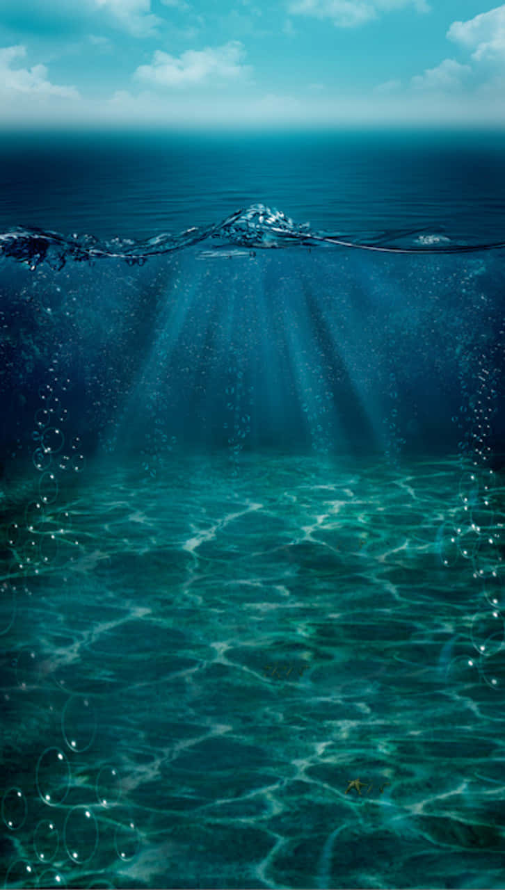 Underwater Sunlight Sea View.jpg Background