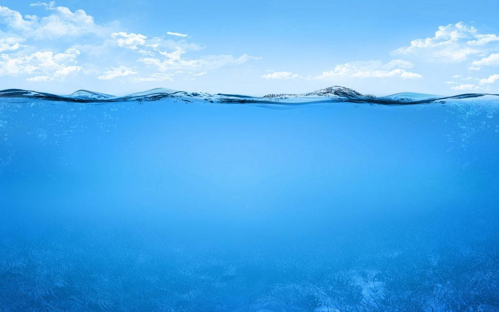 Underwater Surface Ocean Desktop Background