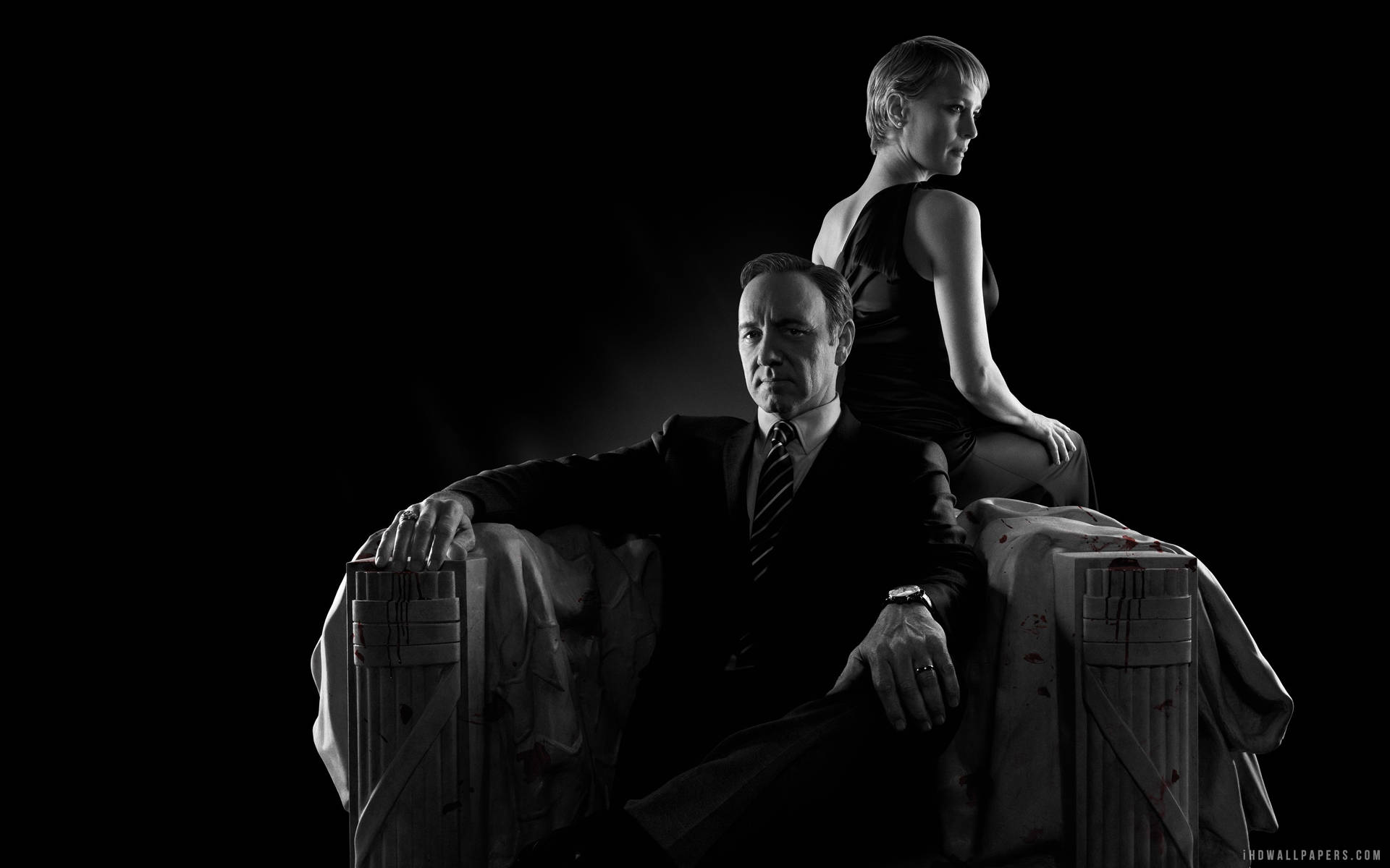 Underwood Couple Of House Of Cards Background