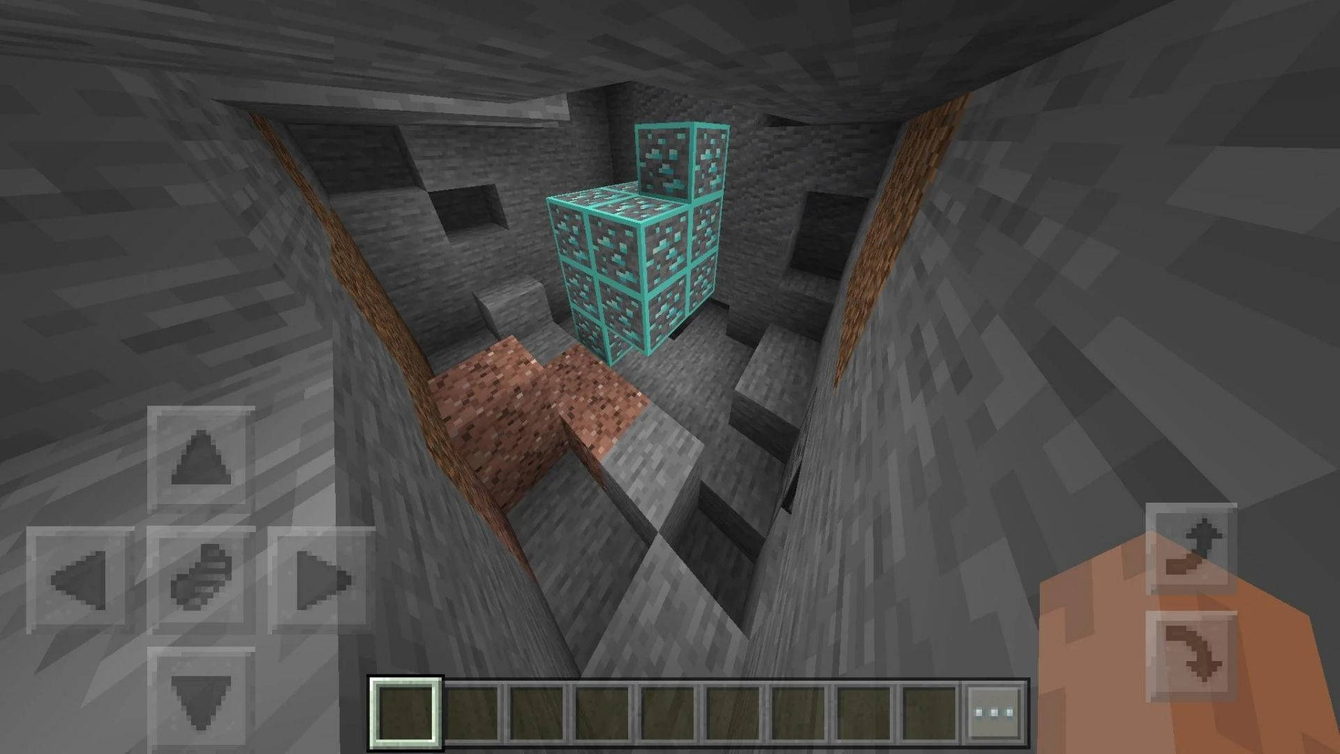 Undiscovered Minecraft Diamonds Background
