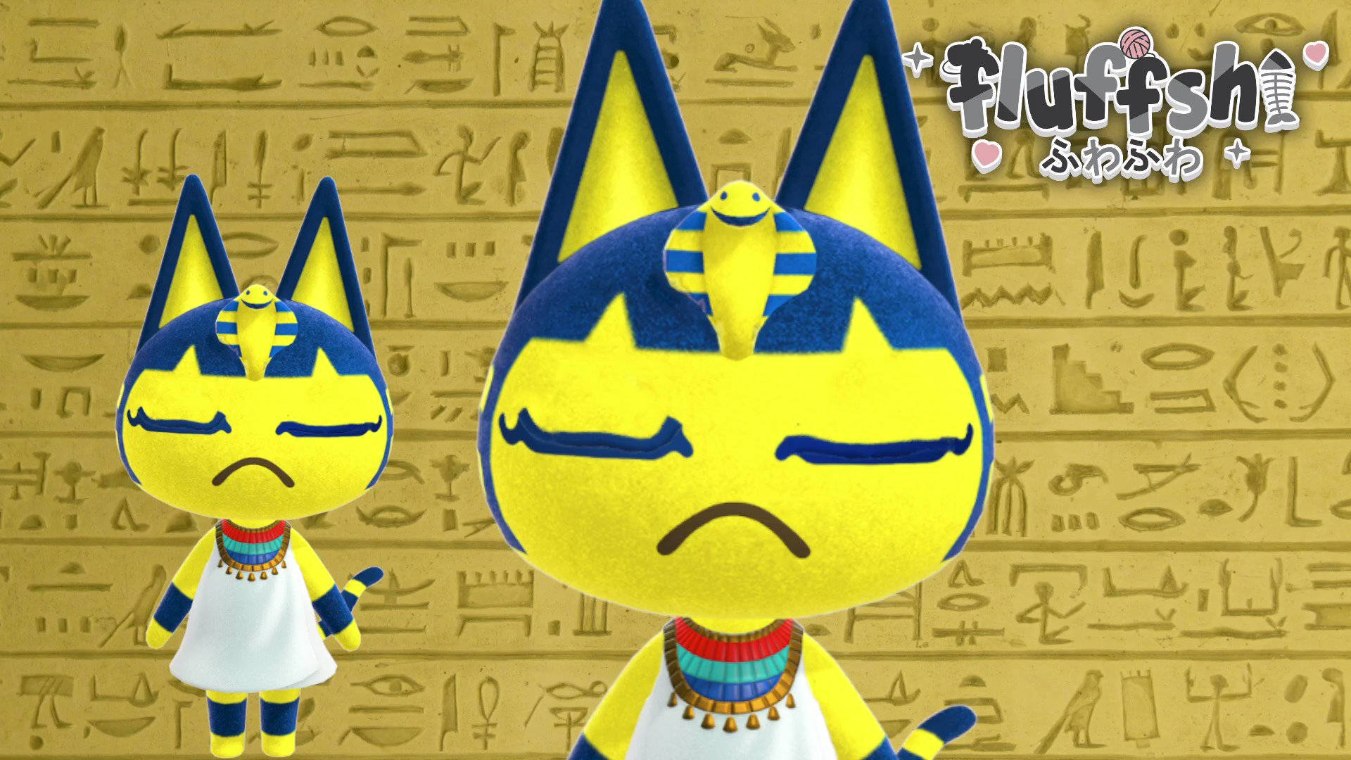 Unearthly Charm Of Ankha, The Glamorous Feline Villager From Animal Crossing Background