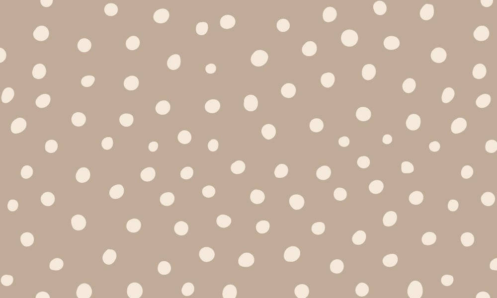 Uneven Brown Polka Dots Background