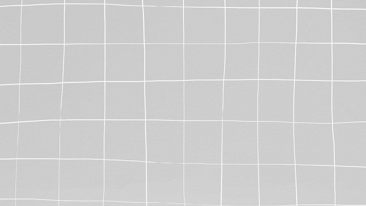 Uneven Gray And White Grid Aesthetic Background