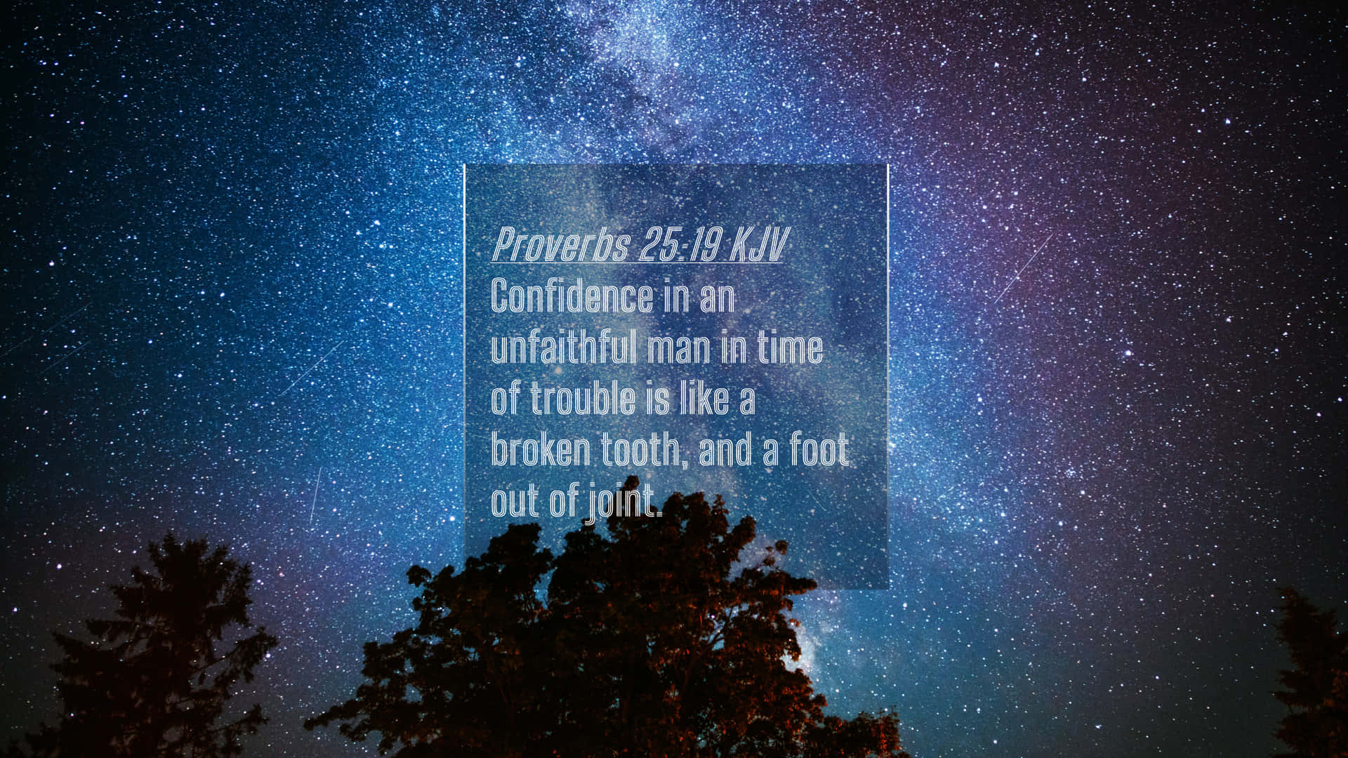 Unfaithful Proverbs Background