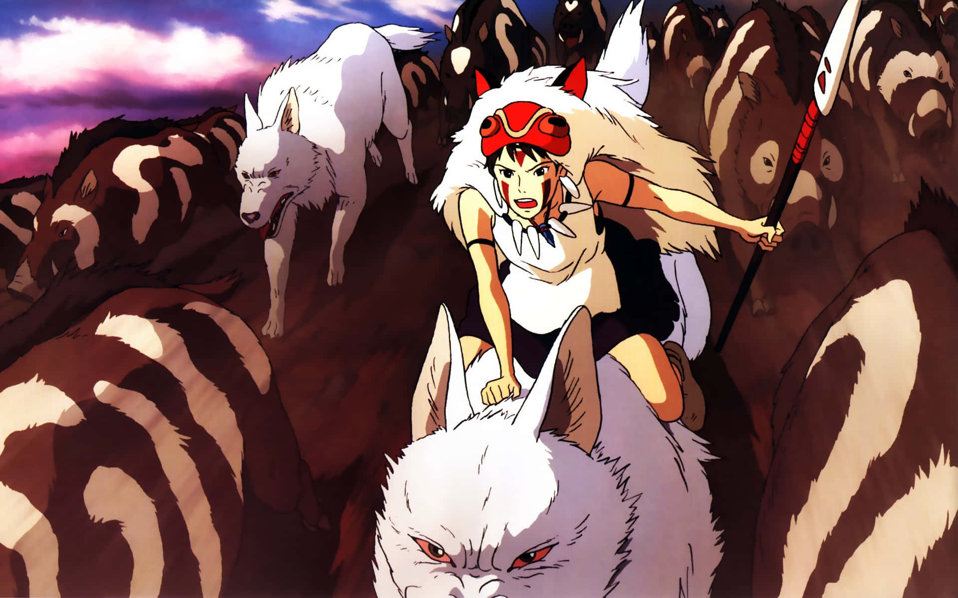 Unforgettable Characters And Breathtaking Landscapes Are The Hallmark Of Studio Ghibli's Princess Mononoke.