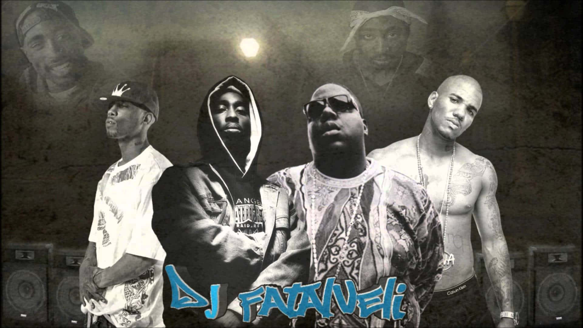 Unforgettable Rap Icons, 2pac And Biggie Background