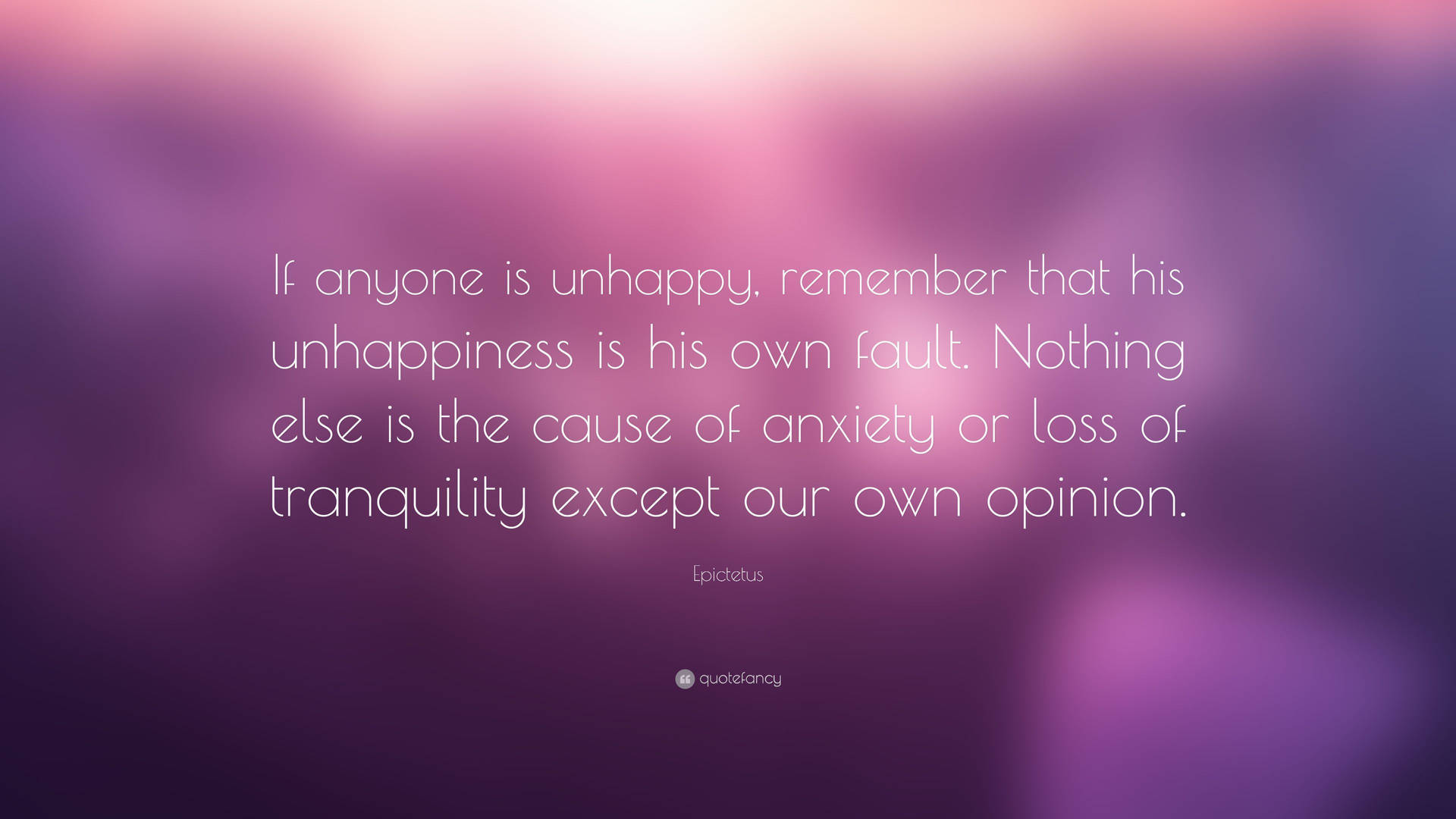 Unhappiness Stoicism Quote