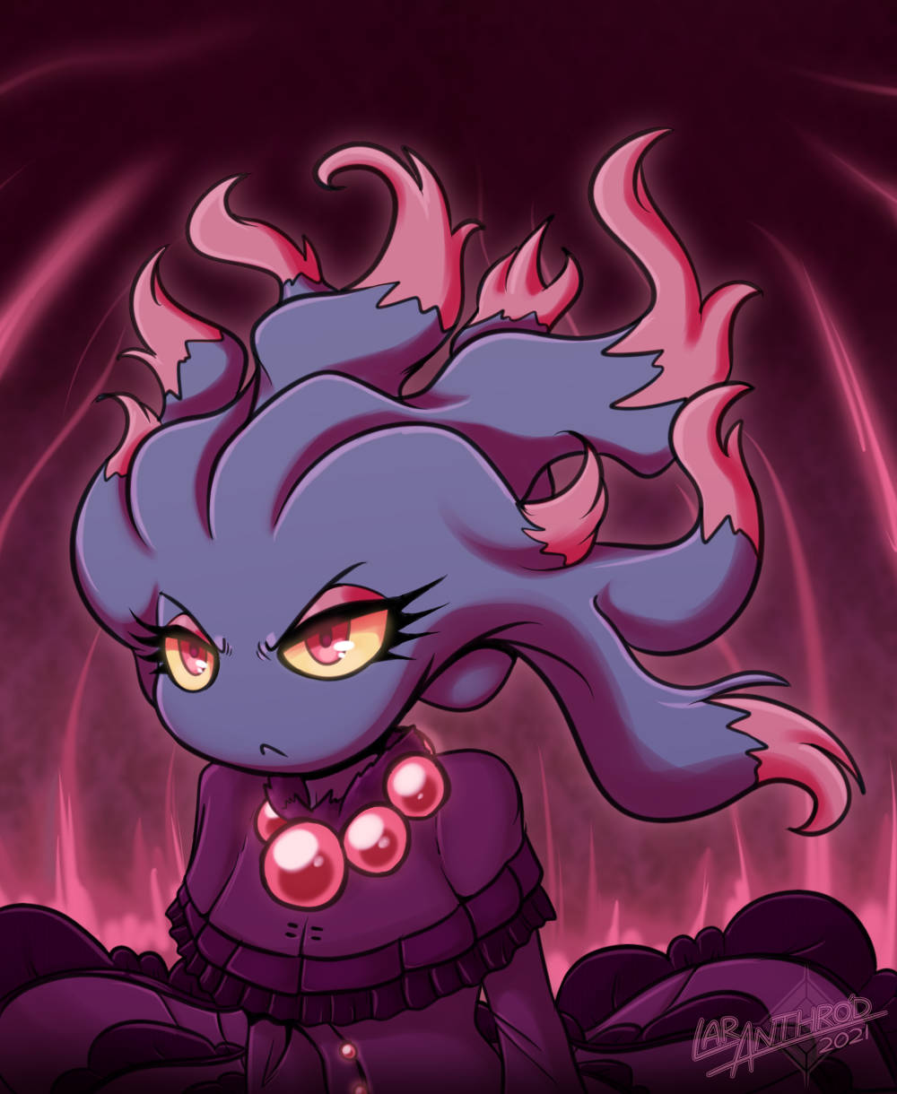 Unimpressed Humanoid Misdreavus Background