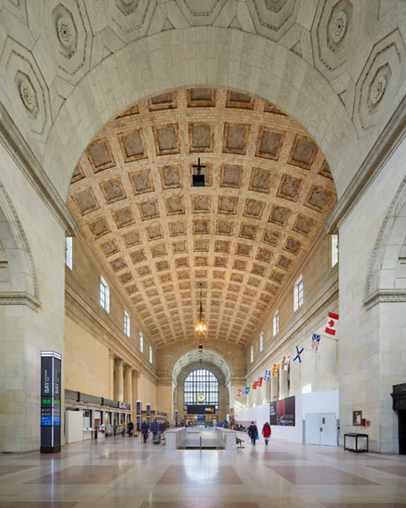 Union Station Hallway With Arched Ceiling