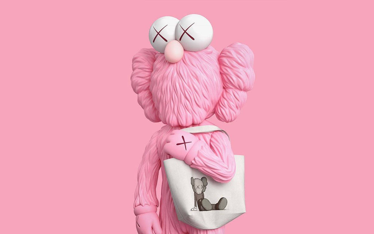Uniqlo Kaws Character Resin Statue Background